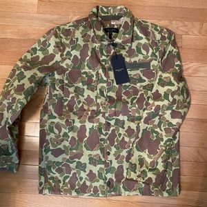 Rag & Bone camo flight shirt jacket